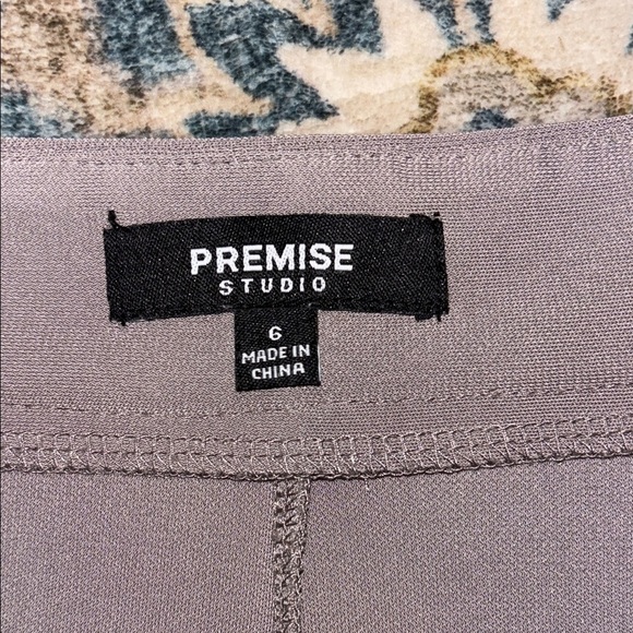 Premise Studio 6 Taupe A-Line Skirt - Picture 2 of 7